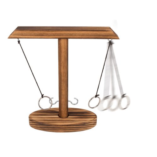 Gyűrű dobós társasjáték fából