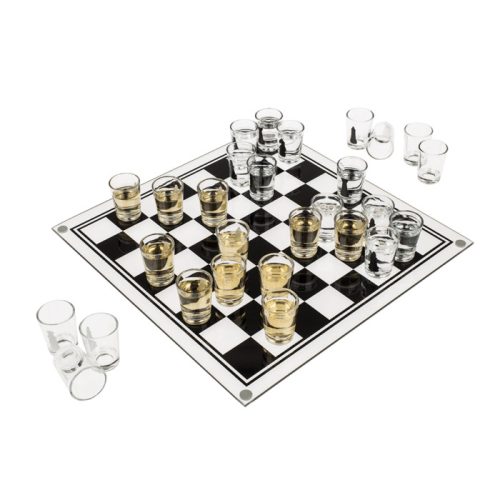 Sakk italozós játék 32 pohárral