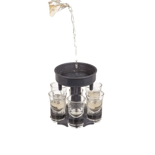 Rövid ital adagoló 6 pohárral