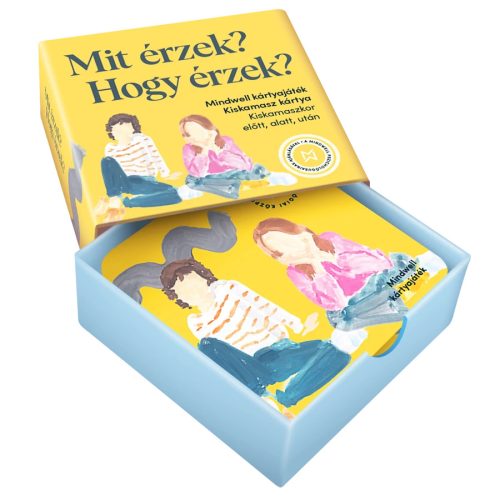 Mindwell kiskamasz beszélgetős kártyajáték 80 kérdéssel és 40 szituációval: Mit érzek? Hogy érzek?