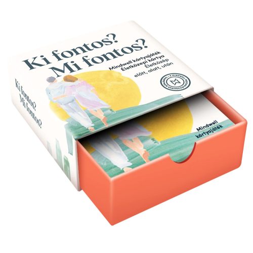  Mindwell életközepi beszélgetős kártyajáték 132 kérdéssel és 12 gyakorlattal: Ki fontos? Mi fontos?