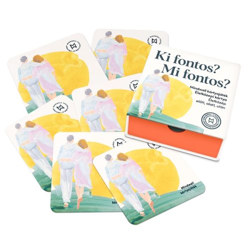  Mindwell életközepi beszélgetős kártyajáték 132 kérdéssel és 12 gyakorlattal: Ki fontos? Mi fontos?