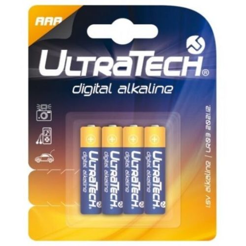 Ultratech Digital LR03 AAA B4 alkáli elem