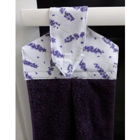 Kézműves öko kéztörlő Levendulás