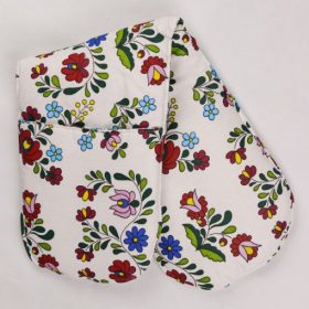 Kézműves kemence kesztyű kalocsai mintás