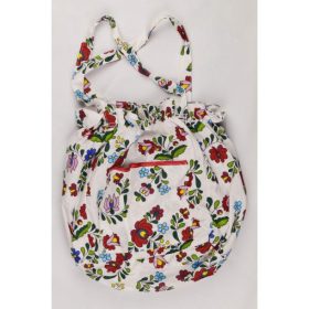 Kézműves textil táska kalocsai mintás