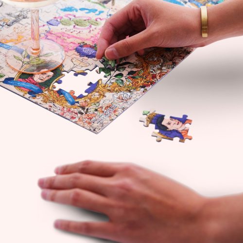 Borvilág puzzle - Champagne