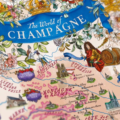 Borvilág puzzle - Champagne
