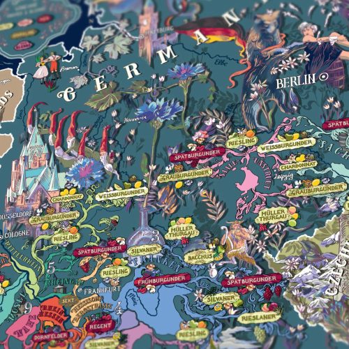 Borvilág puzzle - Németország