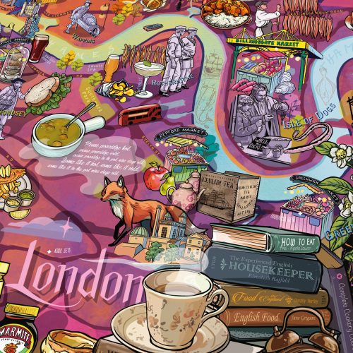 Borvilág puzzle - London