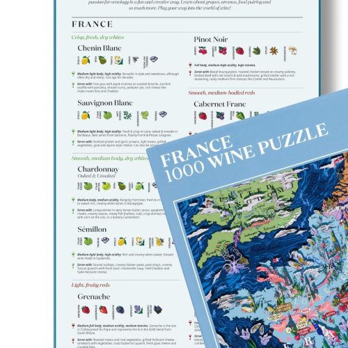Borvilág puzzle - Franciaország