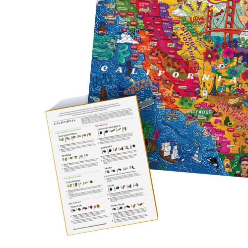 Borvilág puzzle - California